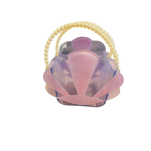 L.O.L. Surprise! Lil Bon Bon Clamshell Purse with a plastic pearl handle. - Picture 1 of 5